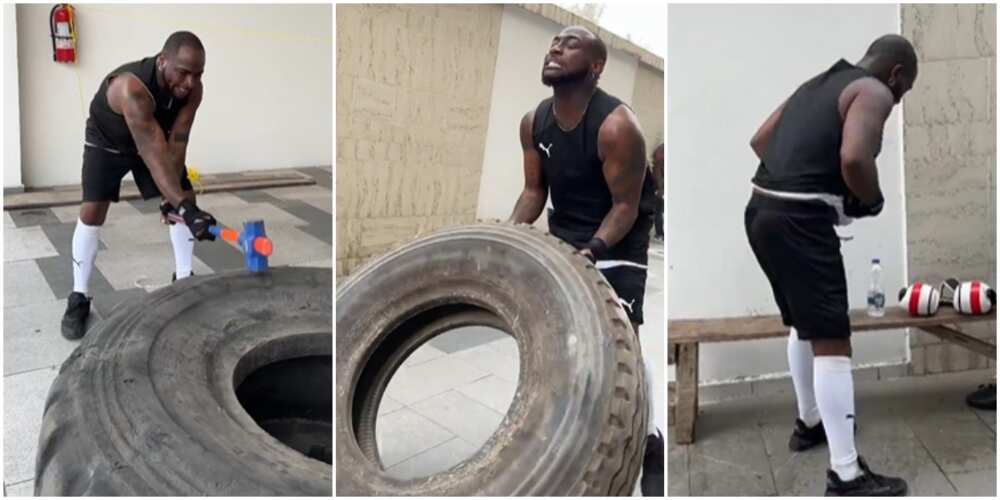 Davido shares workout routine