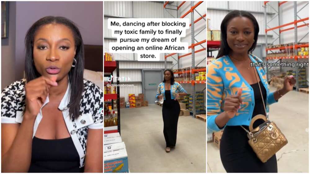 African grocery store/lady followed her dream.