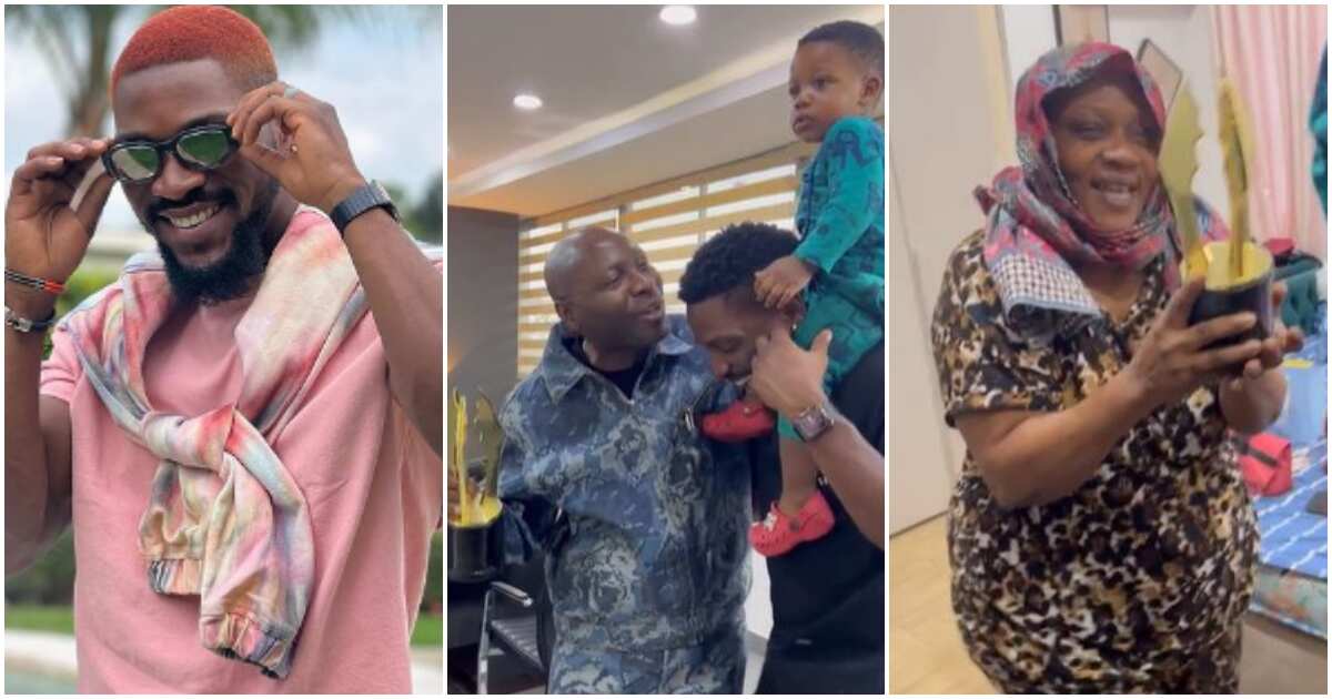 Watch beautiful video of how Tobi Bakre's parents celebrated his AMVCA win
