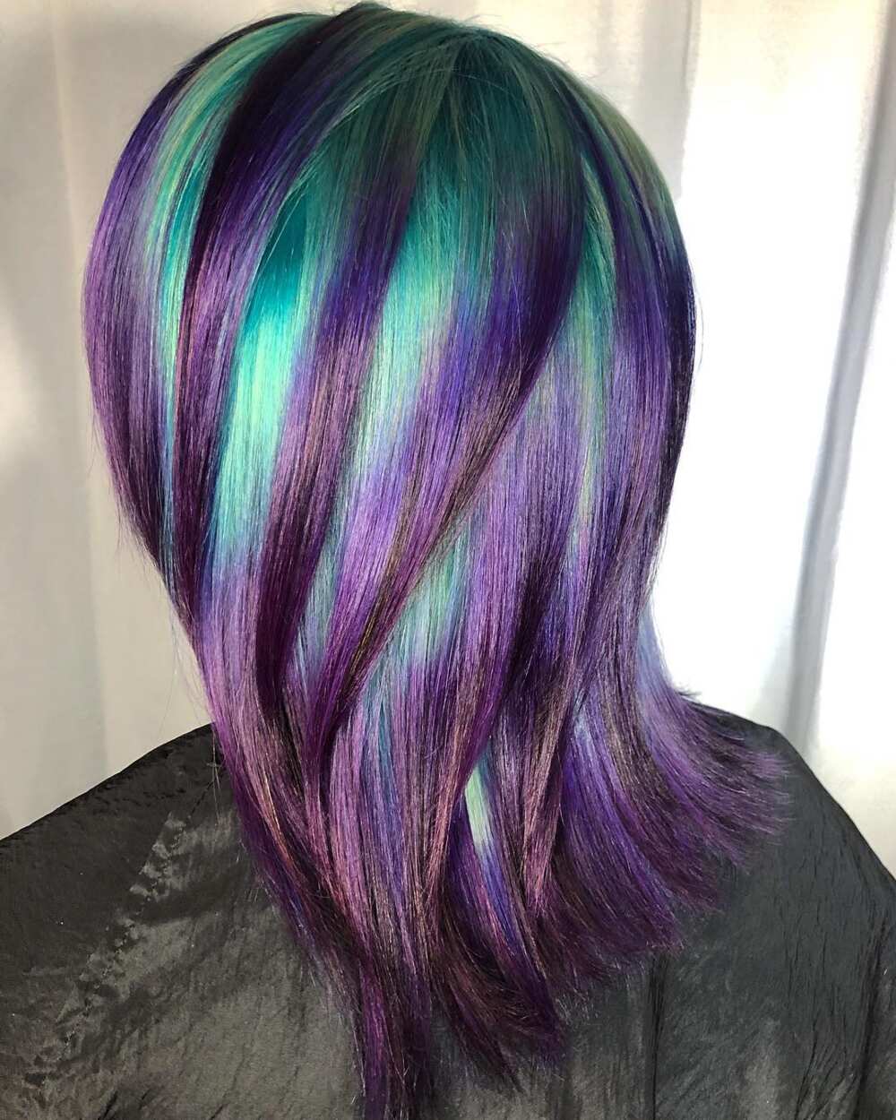 Galaxy coloured hair