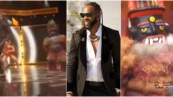 Flavour takes Igbo culture to America as he delivers quality performance with masquerade at 15th headies
