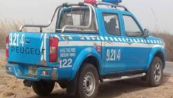 FRSC van seen with four expired tyres, Nigerians react, lament