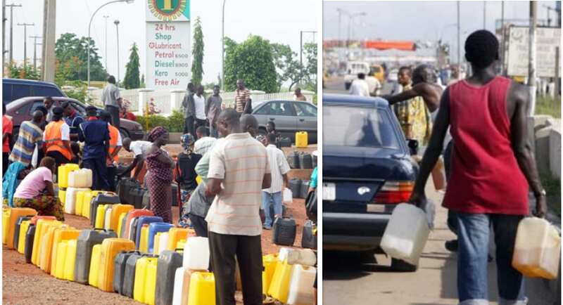 Fuel scarcity: Black marketers are making cool cash from selling petrol in Lagos