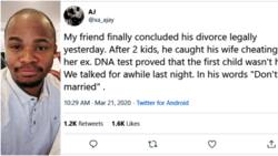 Man shares story of friend who discovered first child is not his won after he caught wife cheating