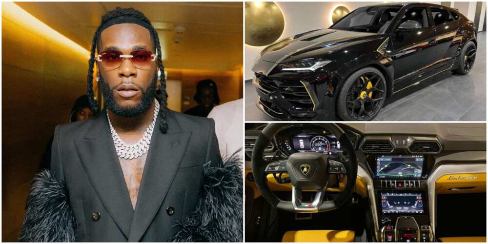 Burna Boy splashes over N250m on Lamborghini ride Burna Boy splashes over N250m on Lamborghini ride