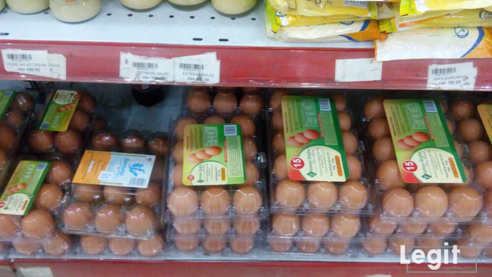 Eggs are in high demand this period and the prices are influenced by the sizes. Photo credit: Esther Odili