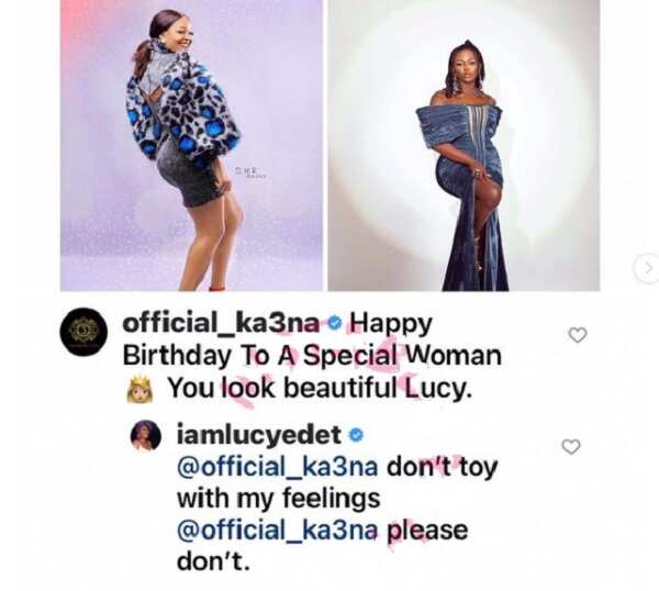 BBNaija Drama: Lucy Warns Ka3na as She Sends Birthday Message Months after Throwing Shade