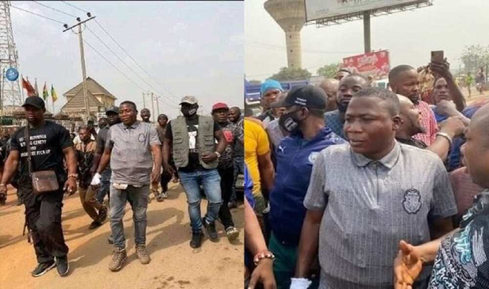Hotunan saukar Sunday Igboho jihar Ogun domin fatattakar Fulani makiyaya