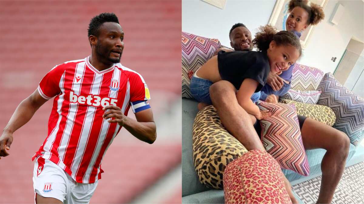 Super Eagles legend Mikel Obi gets emotional letter from twin daughter on Fathers Day