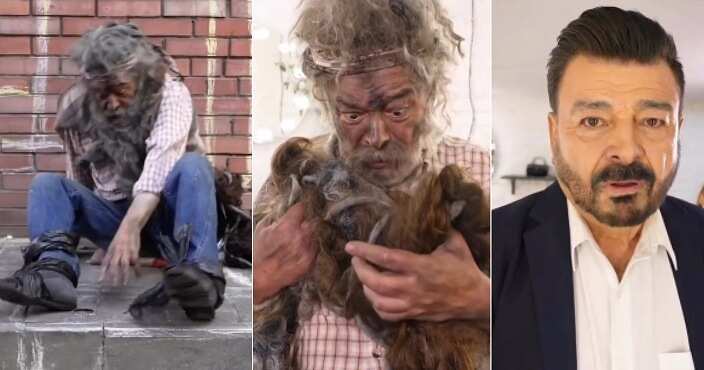 Transformation video of homeless man causes buzz