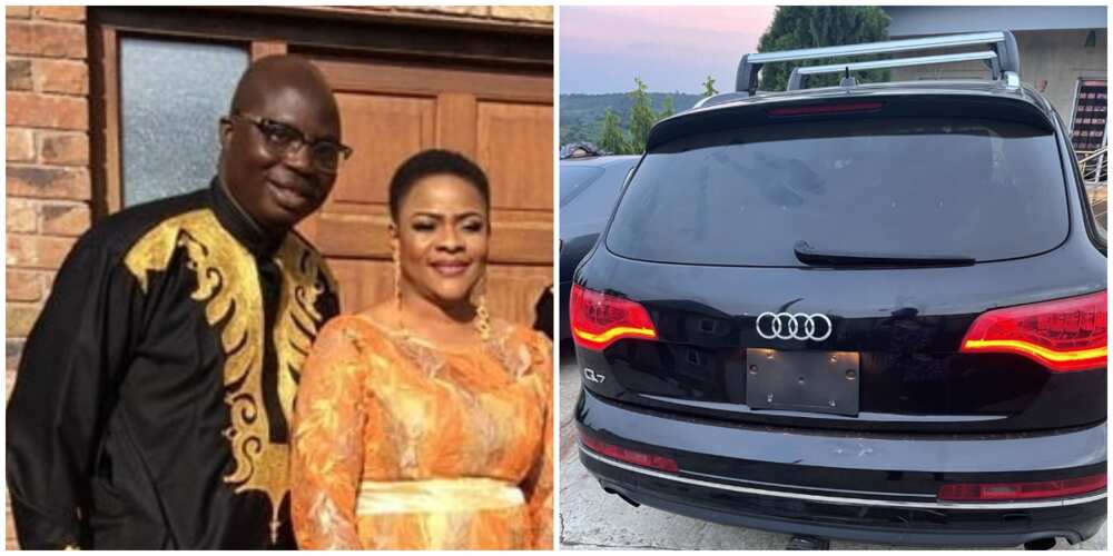 Mr Latin becomes emotional as wife surprises him with car gift for 55th birthday