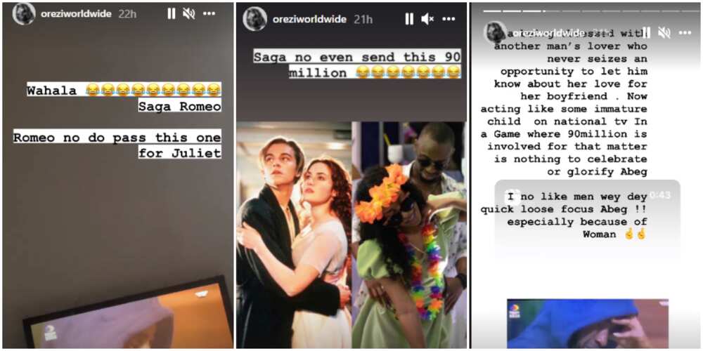Orezi's Instagram Story Orezi's Instagram Story