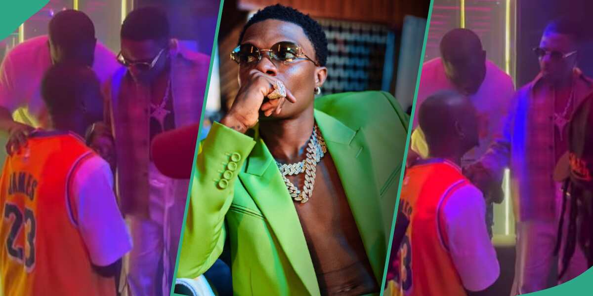 “Grace”: Young Artist Mode Goes Gaga As Wizkid Vibes to His Song, Hangs ...