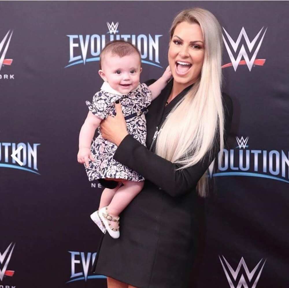 Miz and Maryse baby