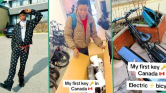 "Na step by step": Man celebrates as he buys electric bike after moving to Canada, flaunts it online