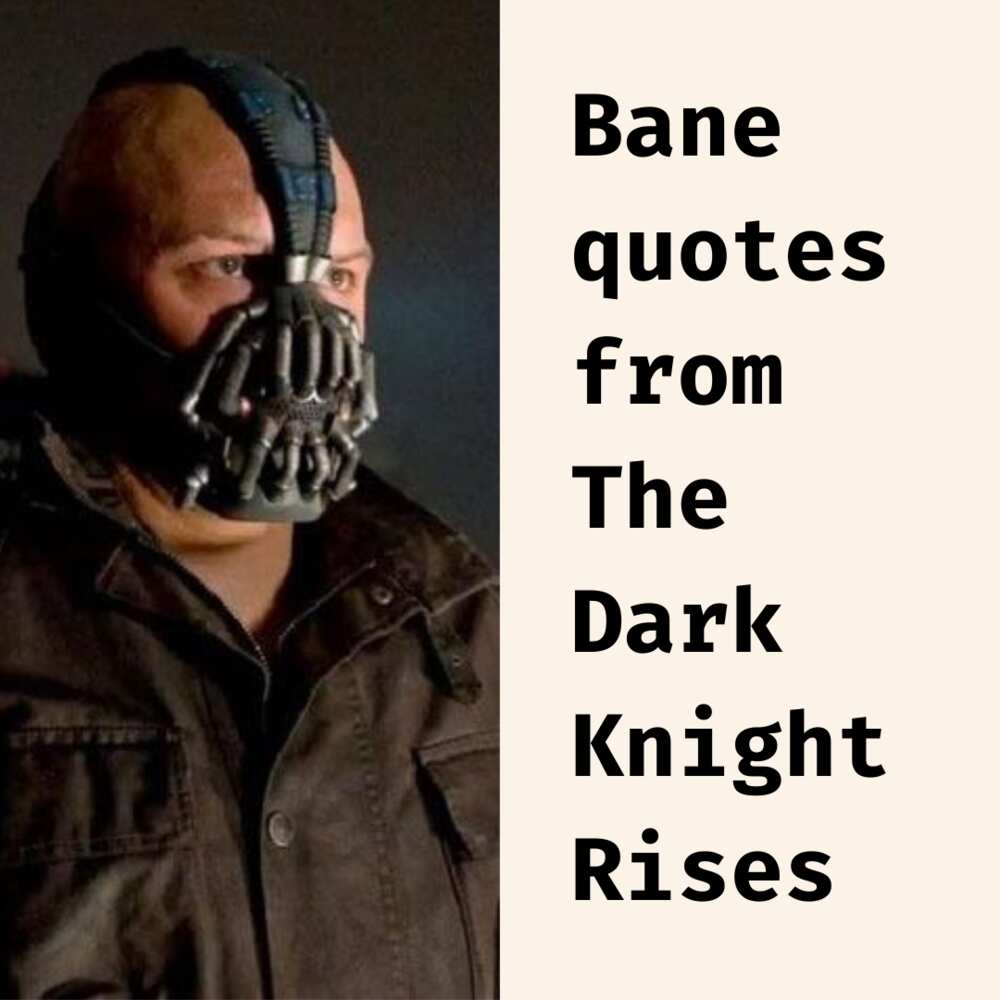 Bane quotes Bane quotes