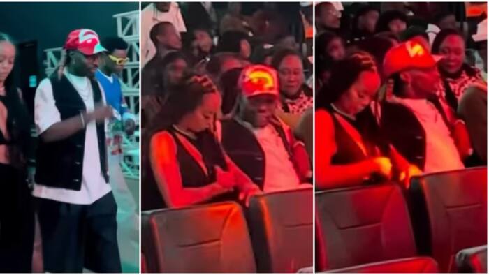 “This babe na hustler o”: Fans react as singer Asake is spotted with American babe at AFRIMA, video trends
