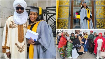 Photos emerge as former Kano Emir Sanusi's daughter bags degree from UK Varsity