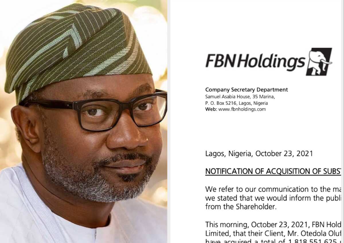 Following an earlier denial, First Bank Holding confirms Femi Otedola as a 'significant' shareholder