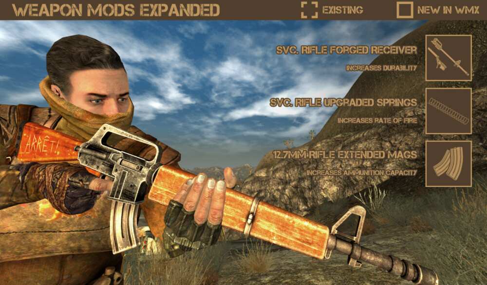 Weapon Mods Expanded - WMX at Fallout New Vegas - mods and community