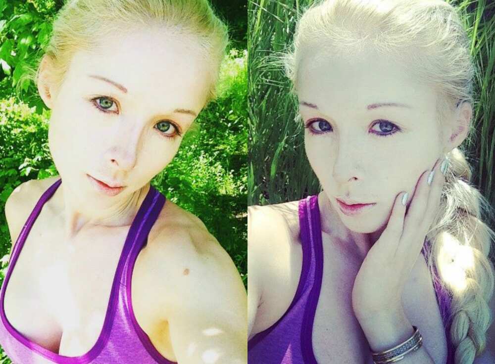 Valeria Lukyanova before