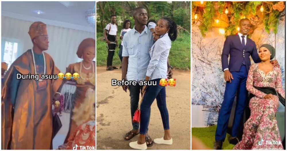 ASUU strike, ASUU strike started on February 14, Nigerian lady weds her coursemate, lady marries coursemate