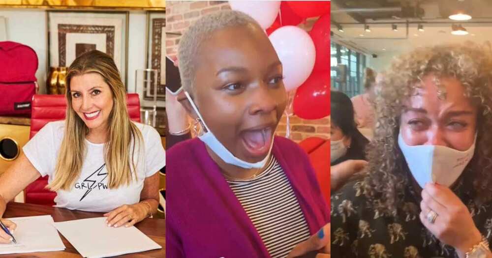 Spanx boss surprises workers with $10,000 and two first class tickets  anywhere