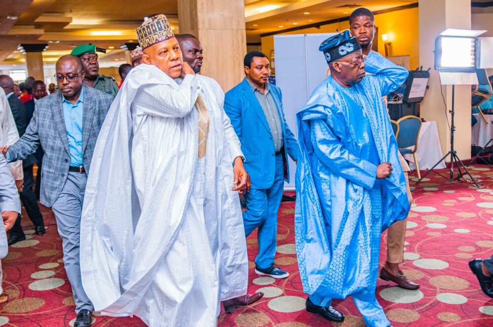 Bola Tinubu with Kashim Shettima