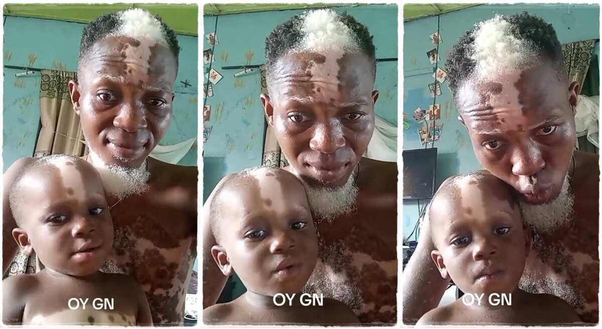 Video: The resemblance between this man and his son will surprise you