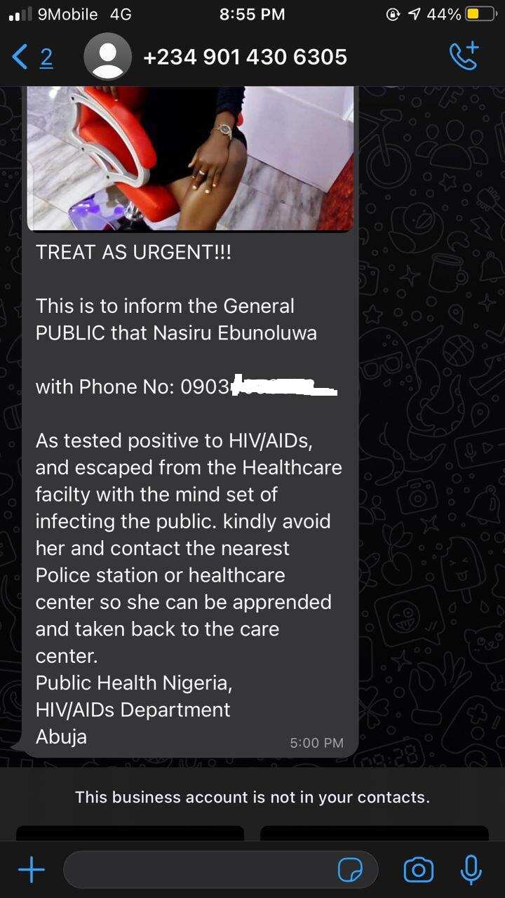 Online loan shark declares mother of two HIV positive, sends viral message to her contacts