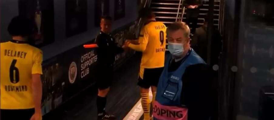 Match Official Suspended for Asking for Dortmund Star Erling Haaland’s Autograph During Game