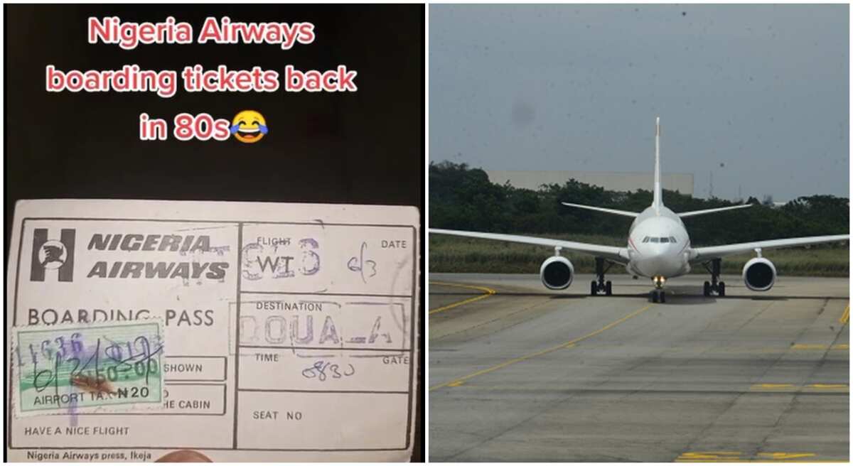 See this flight ticket of Nigerian Airways that costs N20 in 1987