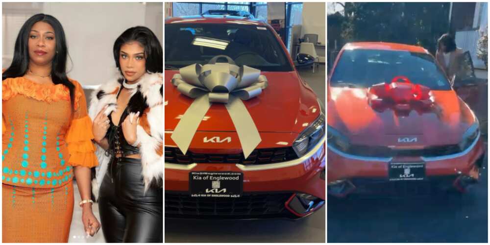 Actress Regina Askia surprises daughter with new car in emotional video