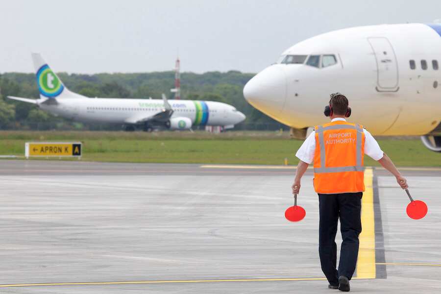 An air traffic controller