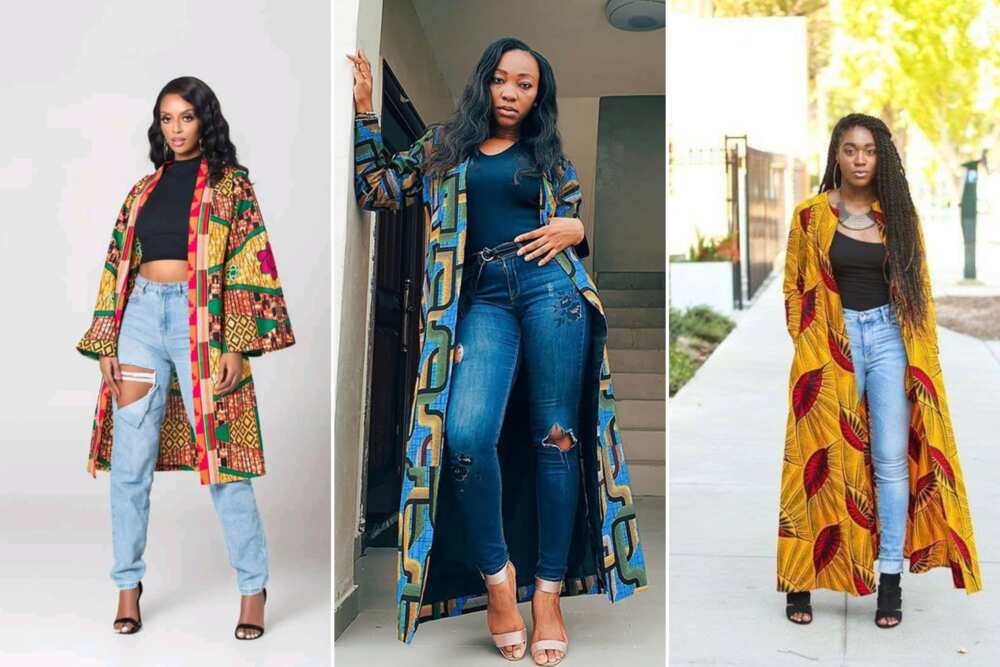 35 Trending Ankara Kimono Jackets And Dresses For 2023