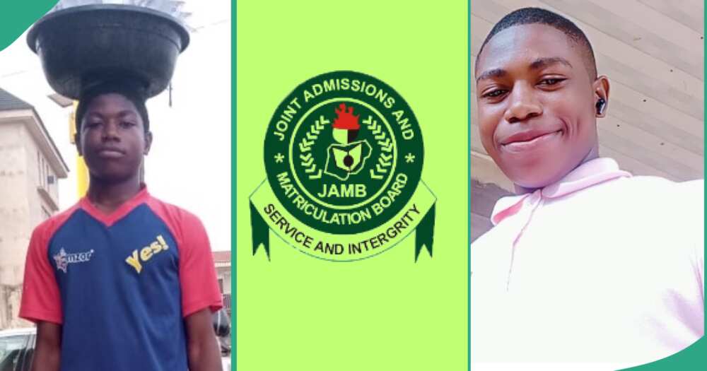 Pure water hawker gets scholarship after writing JAMB.