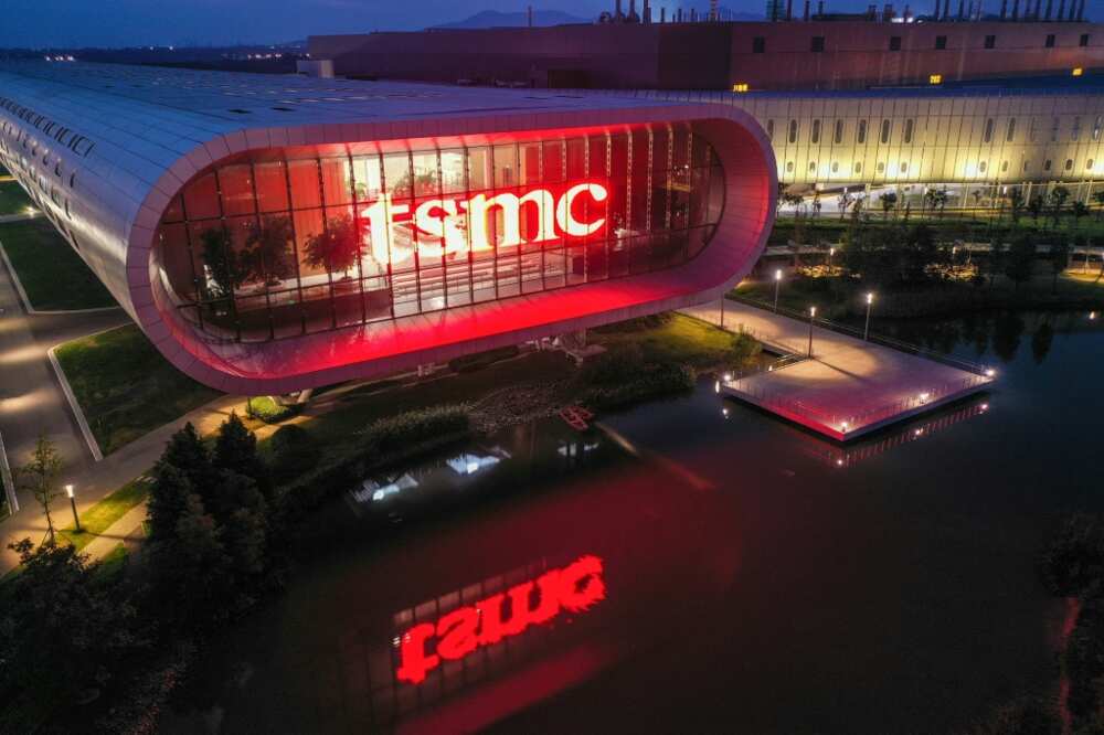 TSMC's factory in Nanjing, China