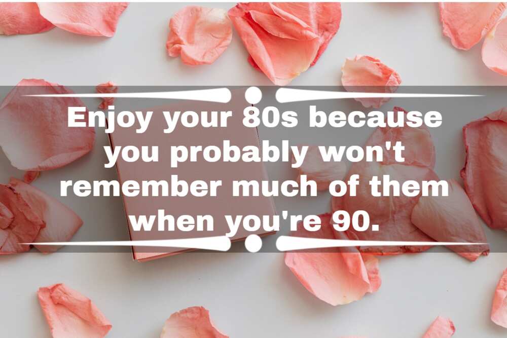 Funny 80th birthday wishes