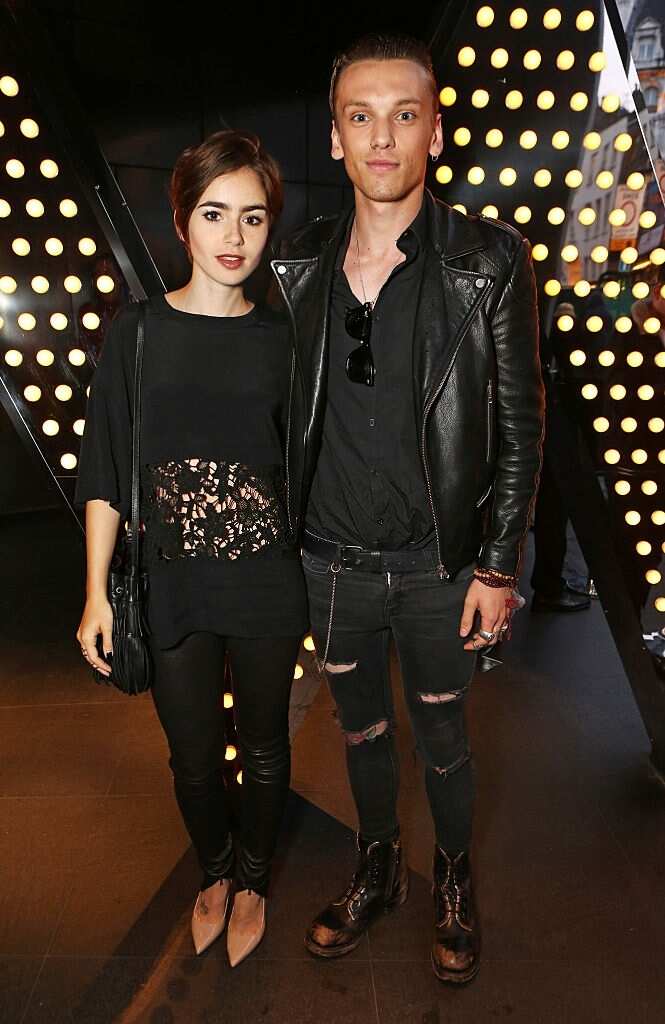 Lily Collins and Jamie Campbell Bower