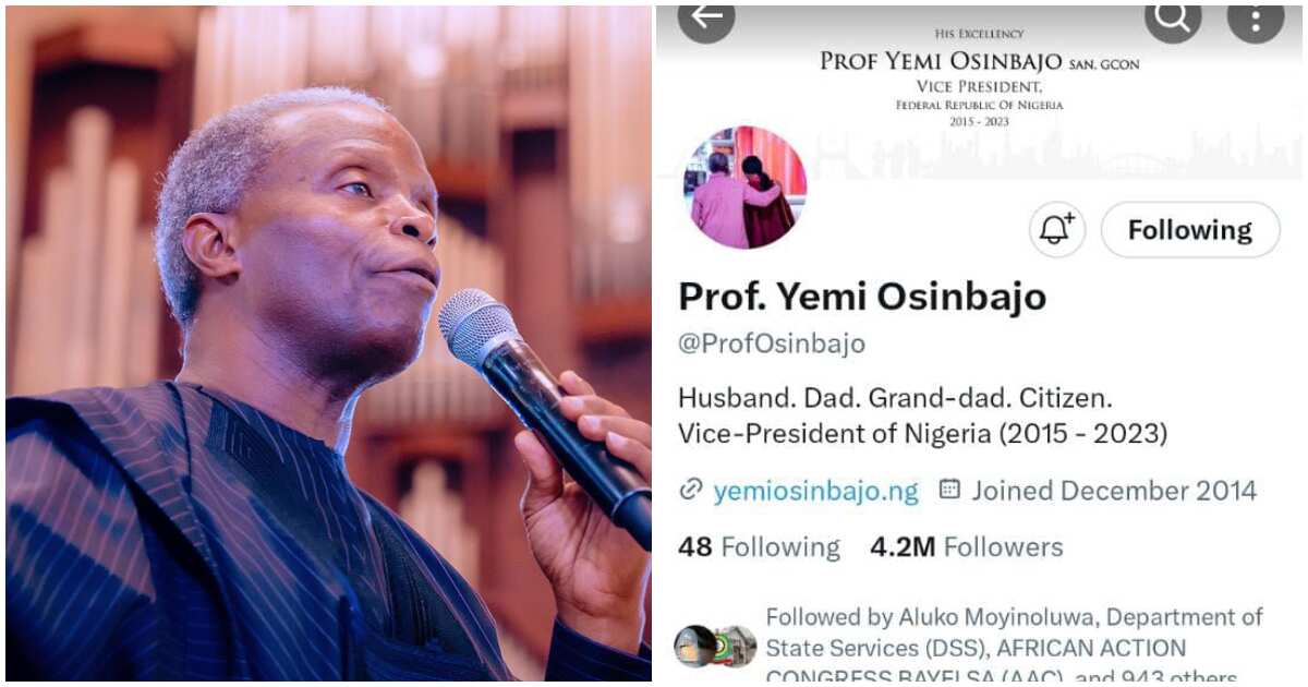 How Twitter removed Osinbajo’s verification tag after Tinubu’s inauguration