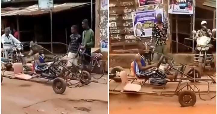 Man makes car with scrap, condemned iron