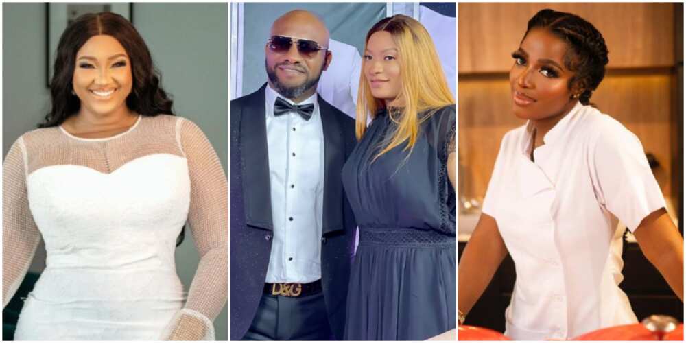 Judy Austin, Yul Edochie and first wife May, Hilda Baci