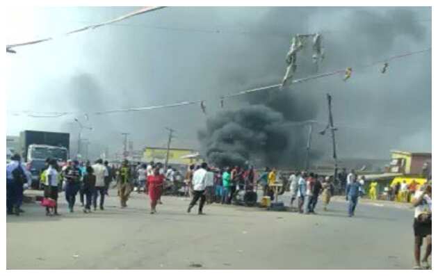 Okada, keke ban: Iyana Ipaja protesters clash with task force personnel