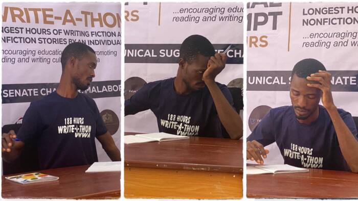 Guinness World Records: Nigerian man starts writing marathon in UNICAL, wows to write for 188 hours