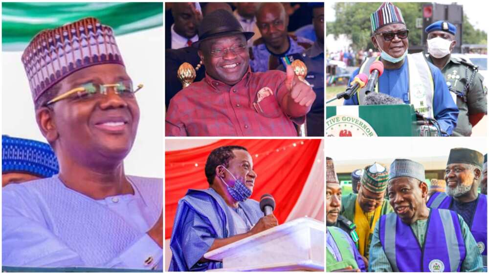 Bello Matawalle/Simon Lalong/Abdullahi Ganduje/Okezie Ikpeazu/Samuel Ortom/PDP/APC/Labour Party/May 29/2023 Election Bello Matawalle/Simon Lalong/Abdullahi Ganduje/Okezie Ikpeazu/Samuel Ortom/PDP/APC/Labour Party/May 29/2023 Election