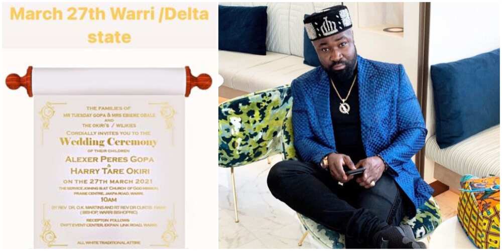 Singer Harrysong releases stunning pre-wedding photo, to tie the knot in March