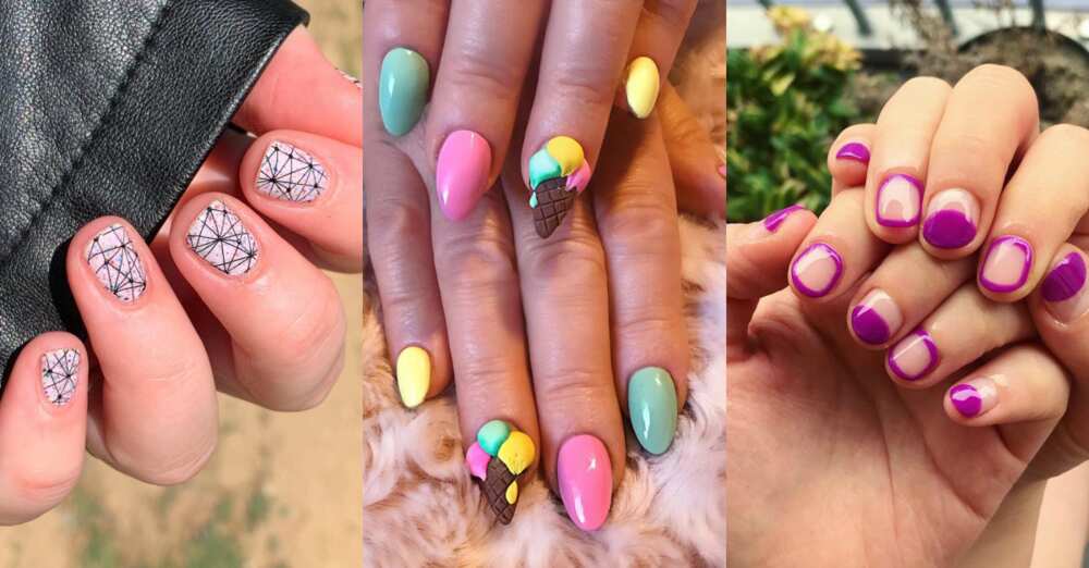 cute fingernails designs