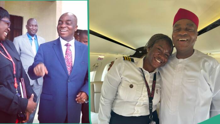 "From being a graduate of Covenant University to flying Bishop Oyedepo": Female pilot shares photos