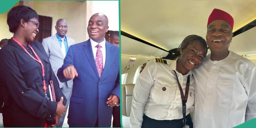 Pilot overjoyed as she flies Bishop Davido Oyedepo years after graduating from Covenant University