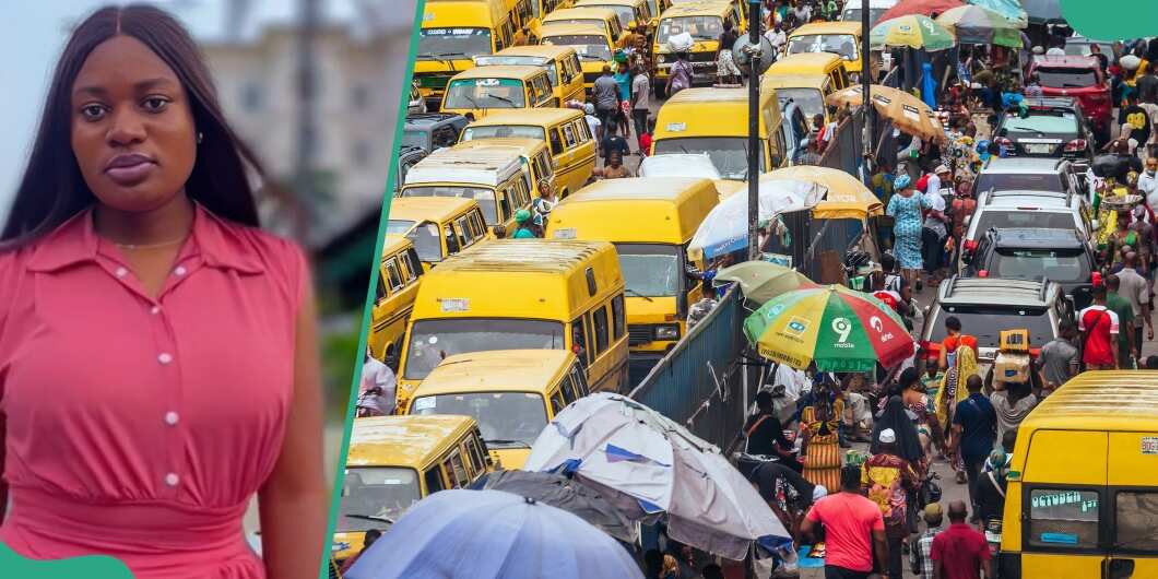 Caught on camera: Lagos lady shares bus driver’s TikTok fame quest